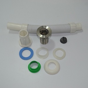 Tubo de desagüe abatible para lavabo, 80 mm de diámetro exterior, ajuste por compresión, fácil instalación para grifo de lavabo - Product Image 4