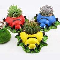 Pots à fleurs succulentes en résine Totoro, design moderne, élégant et réaliste