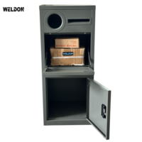 Boîte à colis intelligente en métal, grande, autoportante, étanche, antivol, verrouillable, sécurisée pour la maison, durable, pour rangement extérieur