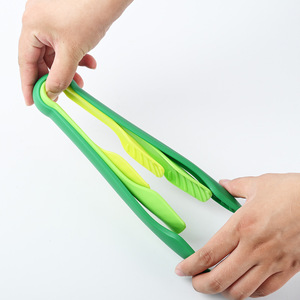 ชุดที่คีบอาหารกันลื่นทำจากพลาสติก3ชิ้นสำหรับทำเค้กสลัดขนมปังหลากสี - Product Image 3