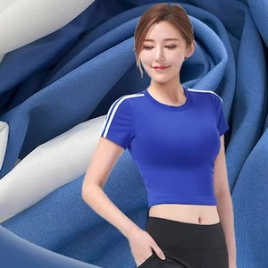 Quy trình hoàn thiện nhuộm vải thun co giãn cao quần yoga vải thể thao vải khô thoáng - Product Image 1