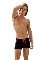 Short de surf de plage de jogging d'été pour hommes 100% polyester écologique respirant taille élastique entrejambe de 5 pouces avec service OEM