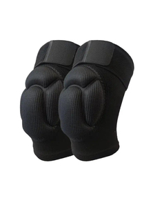 Rodillera Deportiva Universal Unisex de Punto con Cierre de Velcro, Transpirable y Protectora para Voleibol, Baloncesto y Entrenamiento Deportivo - Product Image 1