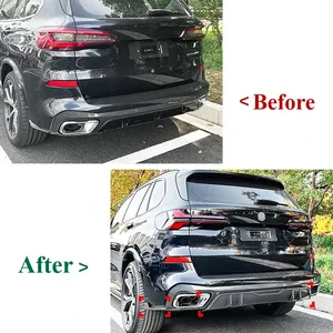 สตาร์นาฟ สำหรับ G05 M50i M50d M60i M60d 40i M Sport 2019-2024 สไตล์ดิฟฟิวเซอร์หลัง สปอยเลอร์กันชนหลัง ชุดแต่งตัวถังรถยนต์ - Product Image 3