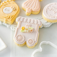 Hochzeit Auto Bär Prinzessin Alles Gute zum Geburtstag Kuchen Cookie Press Stamp Embosser Cutter Acryl Fondant Zucker Kuchen Craft Cutter