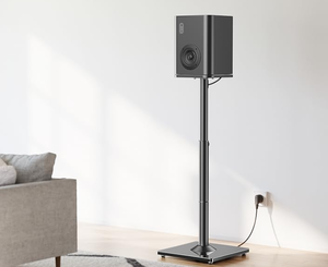 Universal Steel <b>Speaker</b> <b>Stand</b> Height Adjustable up to 95 cm Custom Colors Mail Order Packing - Product Image 1