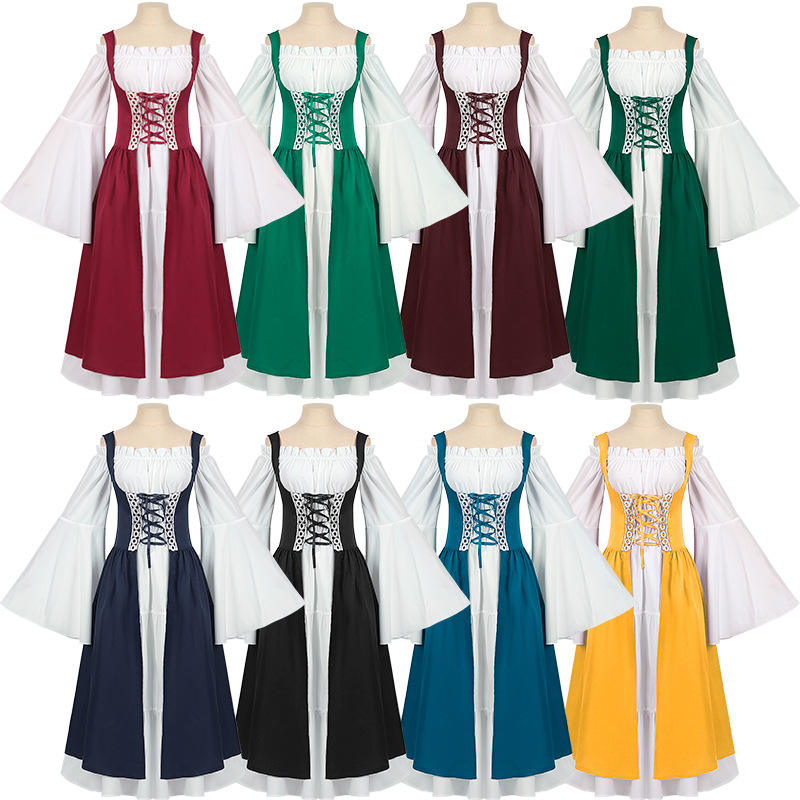 Medieval Plus Size Victorian Clothing Ren Fair Dress Medieval