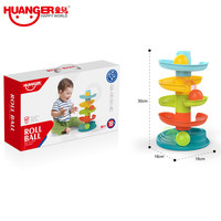 Jeu de balle à rouler éléphant coloré pour bébés, jouet éducatif, demi-cercle rotatif en plastique, confortable, fabriqué en chine