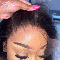 Extensions de cheveux super fines HD transparentes 13x4 avec closure en dentelle 4x4 6x6 et baby hair en vrac