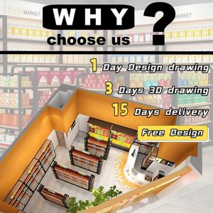 Soluciones Profesionales de Almacenamiento a Granel para Tiendas Minoristas Chinas con Racks de Exhibición Metálicos y Estanterías de Supermercado - Product Image 5