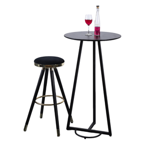 أثاث تجاري حديث مستدير من الخشب للحانات المنزلية والمآدب والنوادي الخارجية والمطاعم والمطاعم لتناول الطعام - Product Image 2