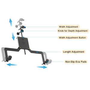 CHARMOUNT Adaptor Dudukan VESA Universal Populer, Adaptor Pemasangan Monitor Non-VESA untuk Layar Komputer 19 hingga 32 Inci - Product Image 6