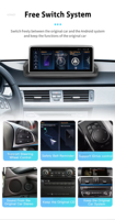 Radio de coche Android 14 DE 10,25 "para BMW E90 E91 E92 E93 320i Series 2005-2012 pantalla GPS navegación Multimedia VideoAudio 4G Idriver