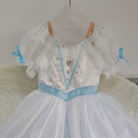 BT2607231007 Livraison rapide, costumes de danse espagnole pour enfants, filles, femmes, adultes, tutu bleu romantique pour la danse classique