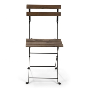 Chaises de jardin en <span class=keywords><strong>métal</strong></span> pliant français, <span class=keywords><strong>chaise</strong></span> d'extérieur pour mariage, <span class=keywords><strong>bistrot</strong></span>, bon marché - Product Image 4
