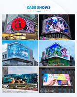 Grand écran vidéo LED haute luminosité, écran LED extérieur, affichage publicitaire extérieur, panneau d'affichage numérique commercial pour bâtiments
