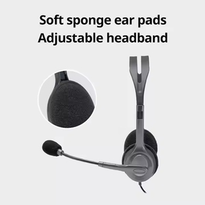 <span class=keywords><strong>Casque</strong></span> stéréo multifonction de classe entreprise <span class=keywords><strong>Logitech</strong></span> H111 avec <span class=keywords><strong>casque</strong></span> de microphone antibruit <span class=keywords><strong>Prise</strong></span> audio 3.5mm - Product Image 2