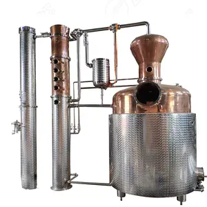 DYE 2500 Lマルチスピリットフラクショナル蒸留ウォッカ蒸留器ラムウイスキー蒸留装置