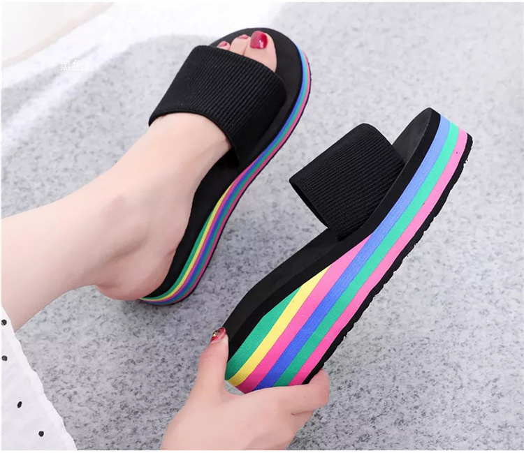 Nero arcobaleno (tacco 6.5cm)