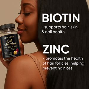 Gomitas Antioxidantes para Cabello, Piel y Uñas de Marca Blanca con Extracto de Maracuyá, Biotina, Zinc, Vitamina <span class=keywords><strong>D3</strong></span> y <span class=keywords><strong>K</strong></span> 5000mcg, Certificación GMP - Product Image 5