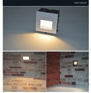 Keey 3w ladders stepwall light Recessed shipping Road to air led light fixture light rectangle - Product Image 5