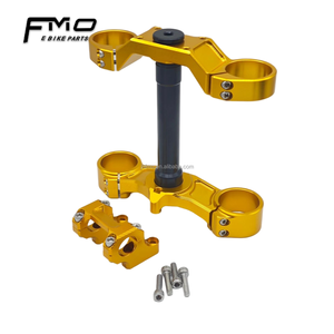 FMO Hyper Bee CNC Triple collier de fixation renforcé <span class=keywords><strong>KKE</strong></span> pour guidon à double épaule, avec logo personnalisé au laser, pièces de mise à niveau pour moto électrique - Product Image 4