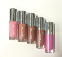 Vente en gros de gloss à lèvres liquide minéral transparent mat, vegan, à haute pigmentation, imperméable, hydratant, longue tenue, avec logo personnalisé