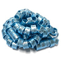 Fn aluminium Pigeon pied anneau Finch perroquet canari amour oiseau anneaux course R16u 2.5MM 3MM 4MM 5MM 6MM ///