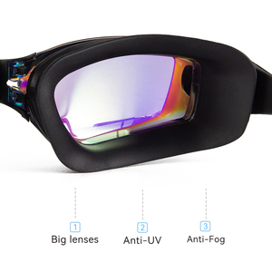 Professionnel nouvelle mode Silicone Arena course natation lunettes de Protection des yeux été adulte Anti-bué<span class=keywords><strong>e</strong></span> UV lunettes de natation - Product Image 3