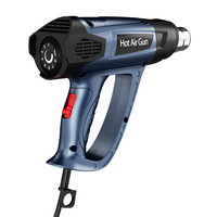 Pistolet de soudage plastique à air chaud manuel électrique DIY pour film rétractable, 110V/220V 2000W, température réglable