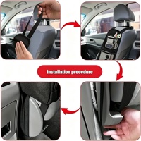Sac de rangement suspendu pour siège de voiture, rangement latéral en maille multi-poches pour SUV et camion