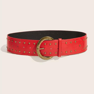 Cinturón Ancho de Cuero PU de Diseño de Lujo para Mujer, Color Marrón, Casual, Versátil, Estilo Vaquero Occidental, Correa de Cintura Negra, Hebilla de Moda - Product Image 5