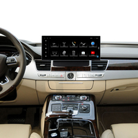 Autoradio Android per Audi A8 2010-2017, Schermo Ultra-Sottile da 12.3'', Navigatore GPS, Lettore Multimediale, 4G LTE WiFi DSP