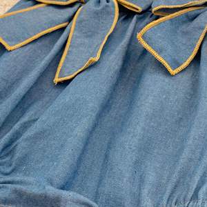 Nouvelle collection été 2026 : Robe et barboteuse en coton pour bébé fille, barboteuse bébé en jean sans manches avec nœud - Product Image 5