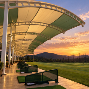 Tente de <span class=keywords><strong>golf</strong></span> avec structure en acier et membrane PVDF ETFE pour terrain de practice - Product Image 6
