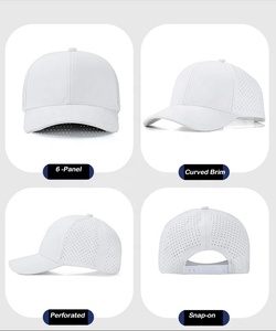 Bán Buôn Unisex Nhanh Chóng Khô Laser Đục Lỗ Snapback Trucker Mũ Dot Và Mô Hình rô Golf Mũ Cho Thể Thao Hiệ<span class=keywords><strong>u</strong></span> Suất - Product Image 5