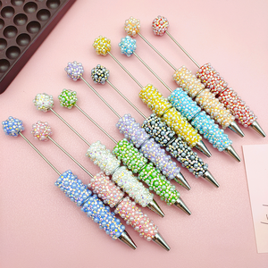 B7003 Schwerindustrie Perle Vollmond Diamant Luxus Kugelschreiber Mehrfarbige Kugelschreiber Studenten Schreibwaren Handgemachte DIY Stifte - Product Image 1