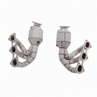 Downpipe en acier inoxydable 304 de qualité supérieure pour Porsche 718 Boxster GTS 4.0 982, améliore l'efficacité de collecte des gaz, optimisation de la performance de course