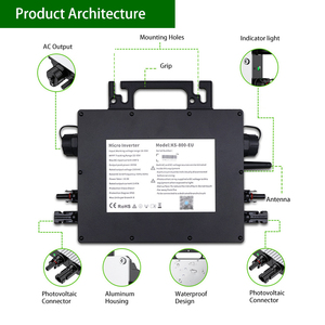Micro-onduleur solaire entreprises Micro onduleur 800w IP65 étanche et étanche à l'humidité Wi Fi Micro onduleur Balcone - Product Image 4