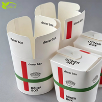Seau alimentaire jetable en papier résistant à l'huile de 26,5 oz avec couvercle pliable, idéal pour les plats à emporter, le ramen, les pâtes, le riz et les repas traiteur