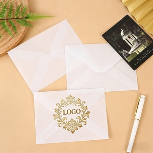Sobres Personalizados al por Mayor, Sobres para Tarjetas de Regalo, Embalaje Translúcido para Tarjetas de Felicitación - Product Image 1