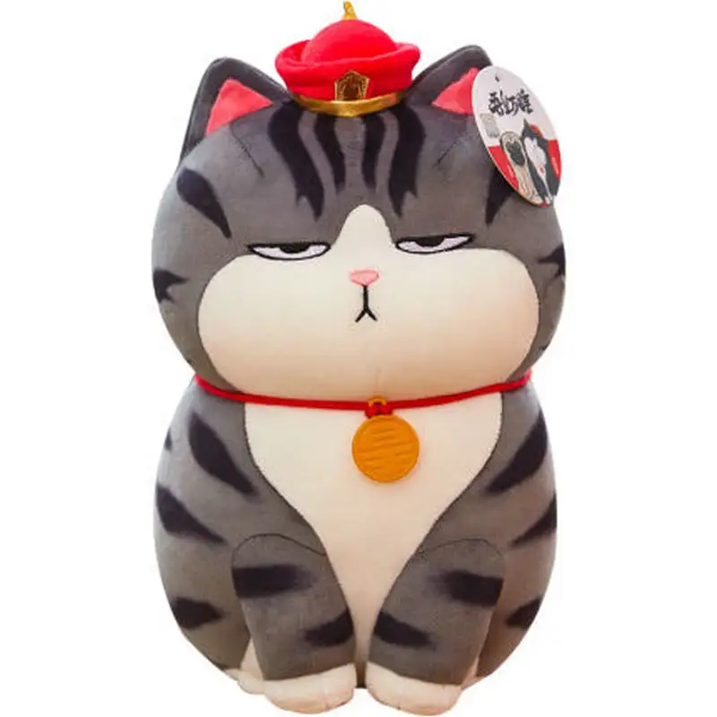 Gato de pelúcia japonês personalizado de fábrica, gato dos desenhos animados, brinquedo de pelúcia para crianças