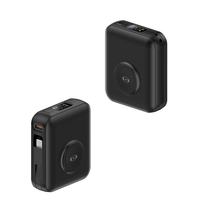 Power Bank Portabel Kapasitas Besar 10000mAh 20W Baterai Li-Polymer dengan Kabel Terintegrasi, Layar LCD, dan Pengisi Daya Nirkabel