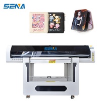 Imprimante multifonctionnelle Sena SN-9060 UV à plat/à bande pour coques de téléphone, gobelets, PVC, métal, stylos, bois, cylindres, braille, numérique