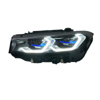 JY para Serie 3 G20, Modificación del Conjunto de Faros Delanteros, Luces LED de Circulación Diurna de Doble Color en Forma de Cuchara, Láser de 12V, Alta Intensidad 6000K