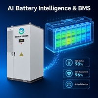 Système de stockage d'énergie solaire industriel Inedge Power Bess 215 kW/418 kWh 690/800 Vcc refroidi par liquide tout-en-un hors réseau