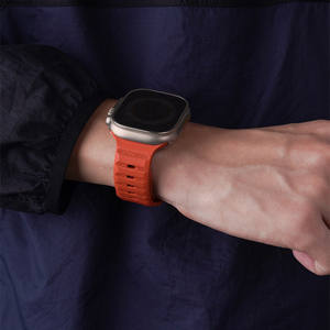 EASILIFE vente en gros en usine montre iwatch de montre de luxe en caoutchouc fluoré FKM bracelet pour <span class=keywords><strong>Apple</strong></span> <span class=keywords><strong>Watch</strong></span> SE Ultra 38mm 42mm - Product Image 6