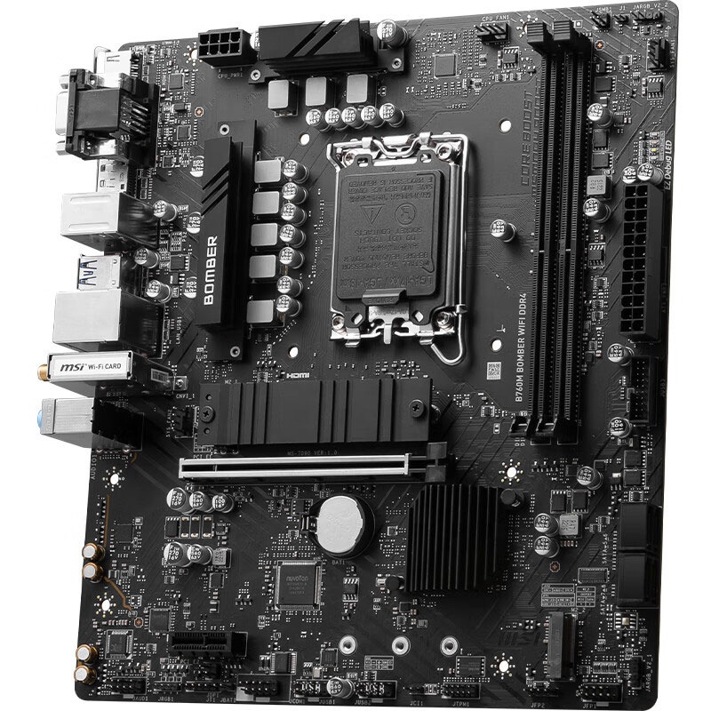 XBlush ポスカ付き 未開封 New MSI B760M BOMBER WIFI DDR4 Computer Gaming Motherboard