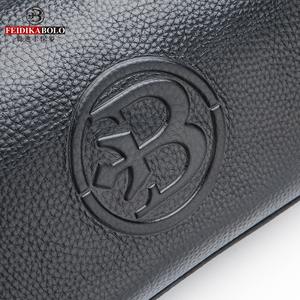 Cartera Larga de Cuero Vacuno de Primera Calidad para Hombre, Estilo Casual y de Negocios, con Múltiples Ranuras para Tarjetas y Cierre de Cremallera con Diseño de Logotipo - Product Image 1