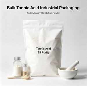 Ácido Tánico en Polvo OEM ODM, Grado Alimenticio, Aditivo para Fórmulas de Bebidas, Clarificador de Vino, Materia Prima - Product Image 1